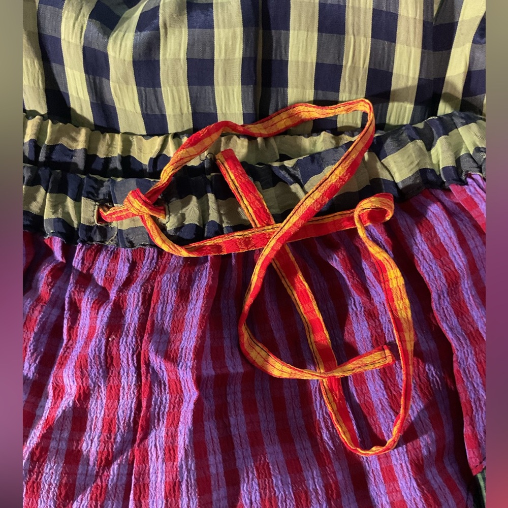 Sacred Threads Patchwork Boho Look Maxi Skirt - image 5